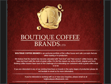 Tablet Screenshot of boutiquecoffeebrands.co.uk